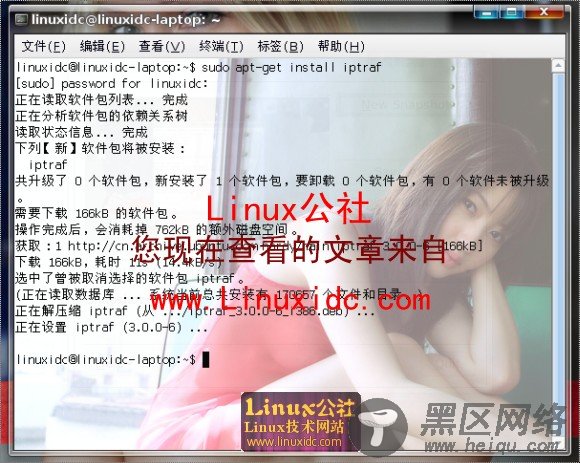 Ubuntu 下安装使用命令行的网络监视工具IPTraf[图文]