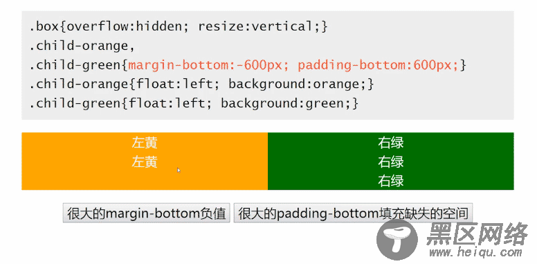 简单谈谈margin负值的作用