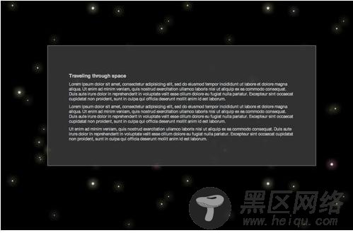 不通过JavaScript实现的自动滚动视差效果