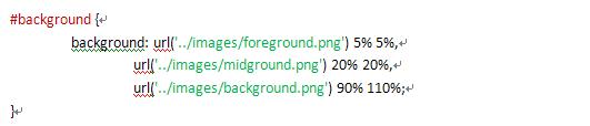 不通过JavaScript实现的自动滚动视差效果