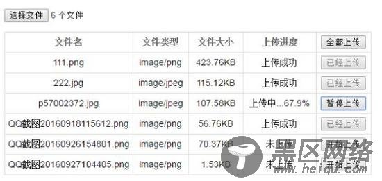 前端实现文件的断点续传(前端文件提交+后端PH