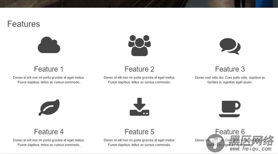 Bootstrap 网站实例之单页营销网站