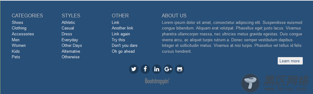 Bootstrap企业网站实战项目4
