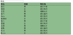 基于jQuery实现表格内容的筛选功能