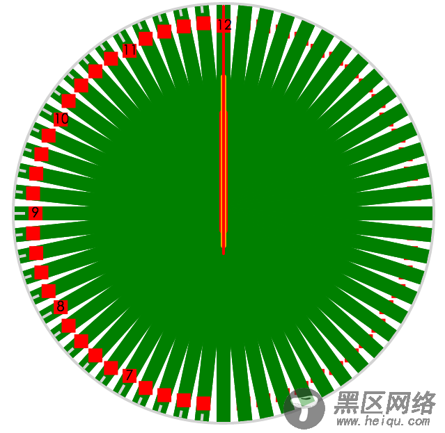 浅谈时钟的生成(js手写简洁代码)
