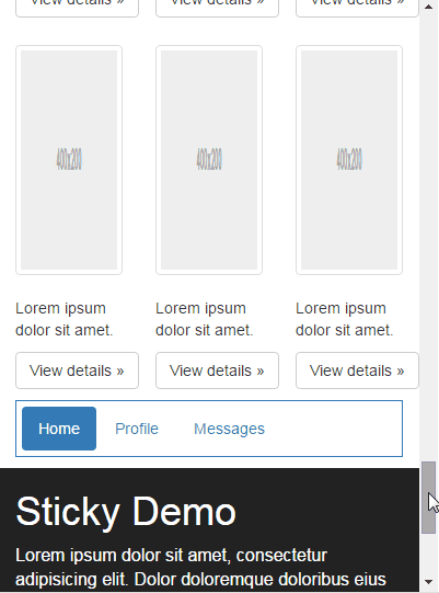 使用getBoundingClientRect方法实现简洁的sticky组件的