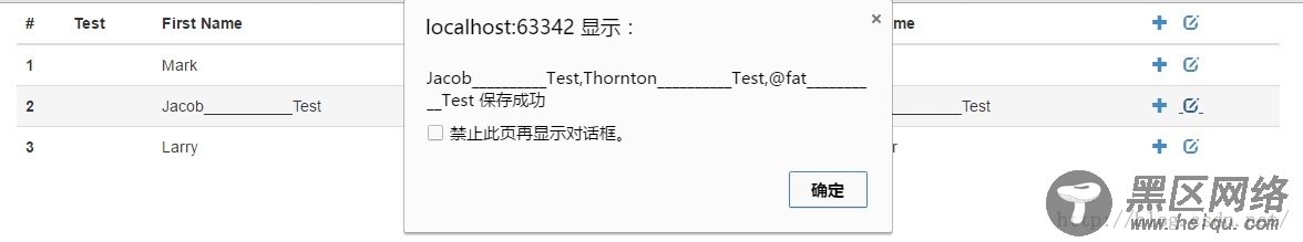 基于Bootstrap使用jQuery实现简单可编辑表格