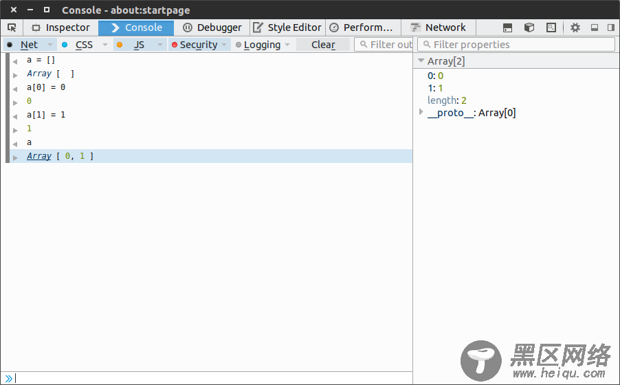 浅谈Javascript数组索引