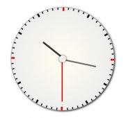 jquery+html5制作超酷的圆盘时钟表