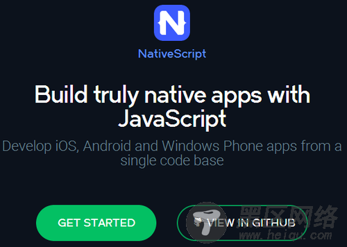 JavaScript跨平台的开源框架NativeScript