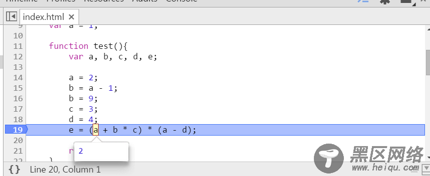 谷歌浏览器调试JavaScript小技巧