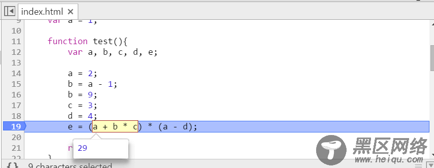 谷歌浏览器调试JavaScript小技巧