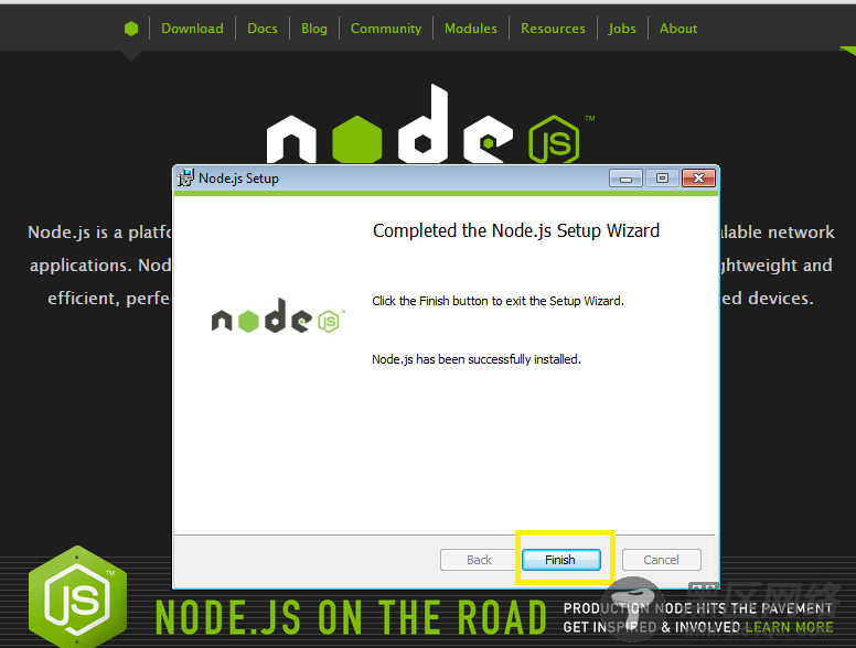 Node.js（安装，启动，测试）