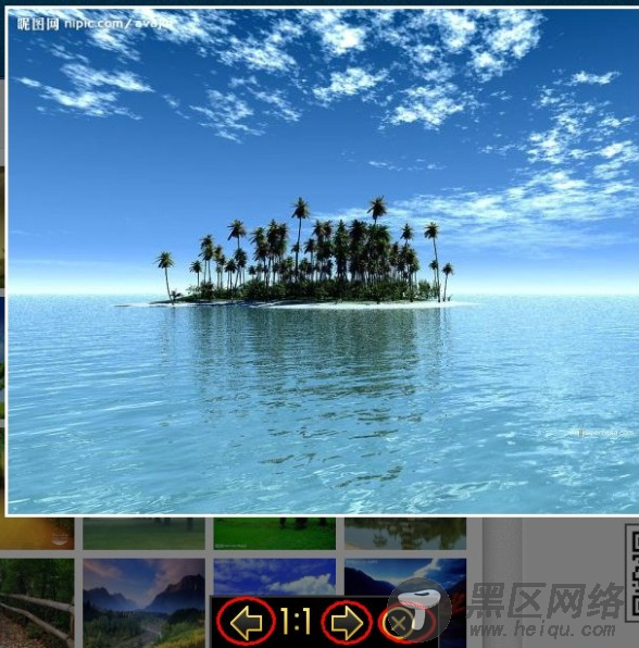 页面图片浮动左右滑动效果的简单实现案例