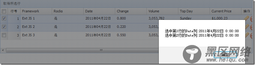 Extjs4 GridPanel 的几种样式使用介绍