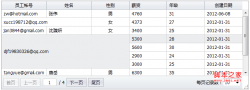 jquery miniui 教程 表格控件 合并单元格应用