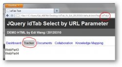 idTabs基于JQuery的根据URL参数选择Tab插件