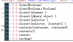 Dreamweaver jQuery智能提示插件,支持版本提示,支持