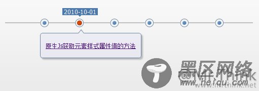 原生Js实现按数据源均分时间点幻灯效果