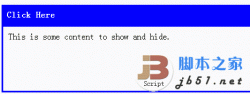 JavaScript可折叠区域实现代码