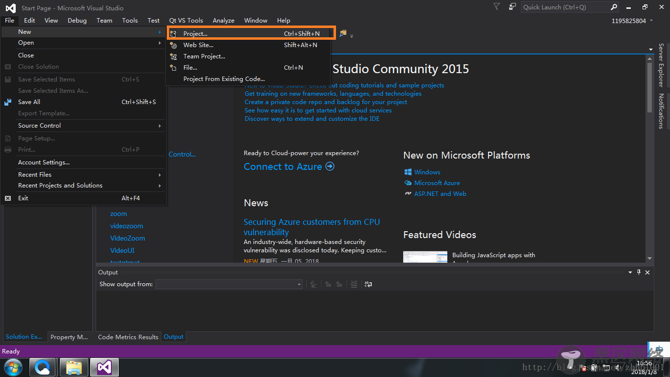 VS2015+Qt5+OpenCV3开发环境配置