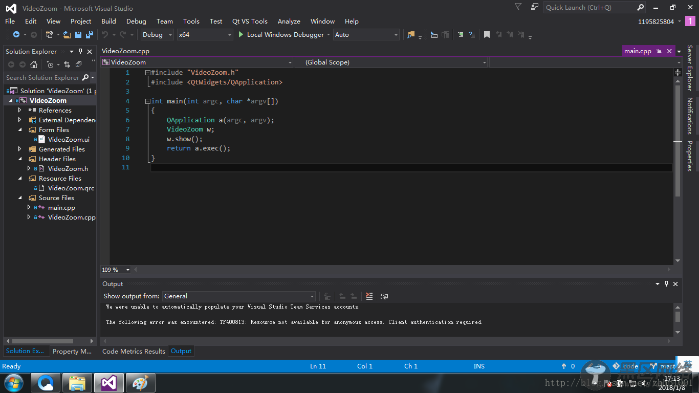 VS2015+Qt5+OpenCV3开发环境配置