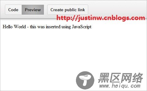 两个JavaScript jsFiddle JSBin在线调试器