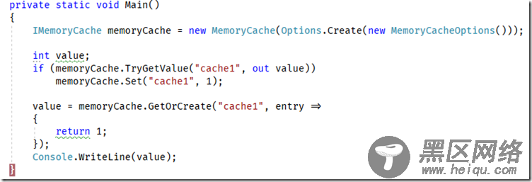.NET Core系列之MemoryCache 初识