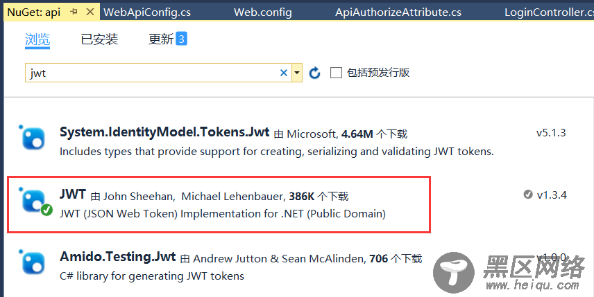asp.net基于JWT的web api身份验证及跨域调用实践