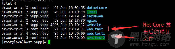 Jexus部署.Net Core项目