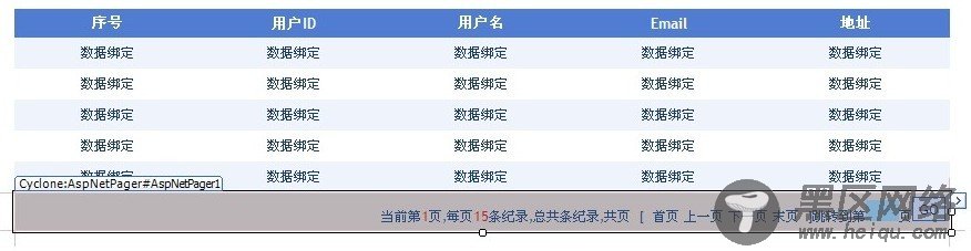 一个比较通用的分页控件，完整的设计时支持和