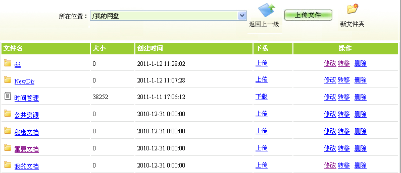 asp.net 网络硬盘实现分析