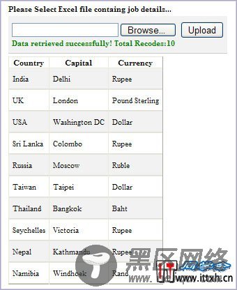 使用asp.net读取excel