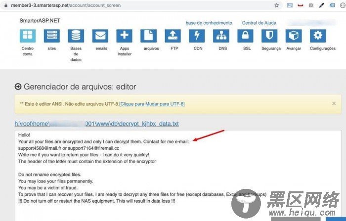 托管提供商SmarterASP.NET承认遭到勒索软件攻击 客户数据被加密