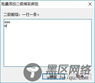 IIS新增域名绑定工具截图