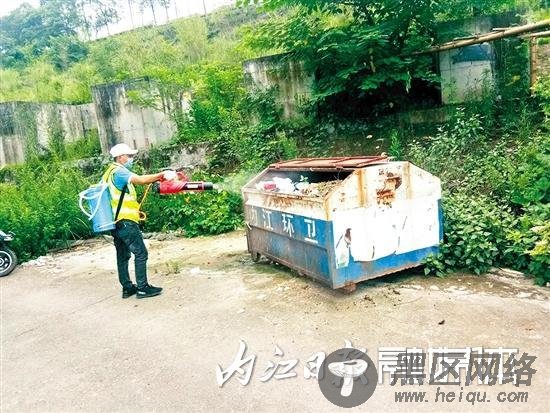 内江经开区园田社区：开展“爱国卫生”宣传