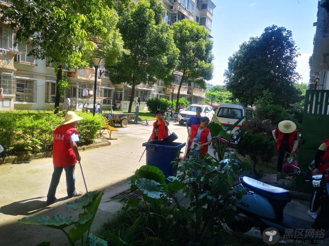 滨兴街道三马路社区开展爱国卫生运动大扫除活