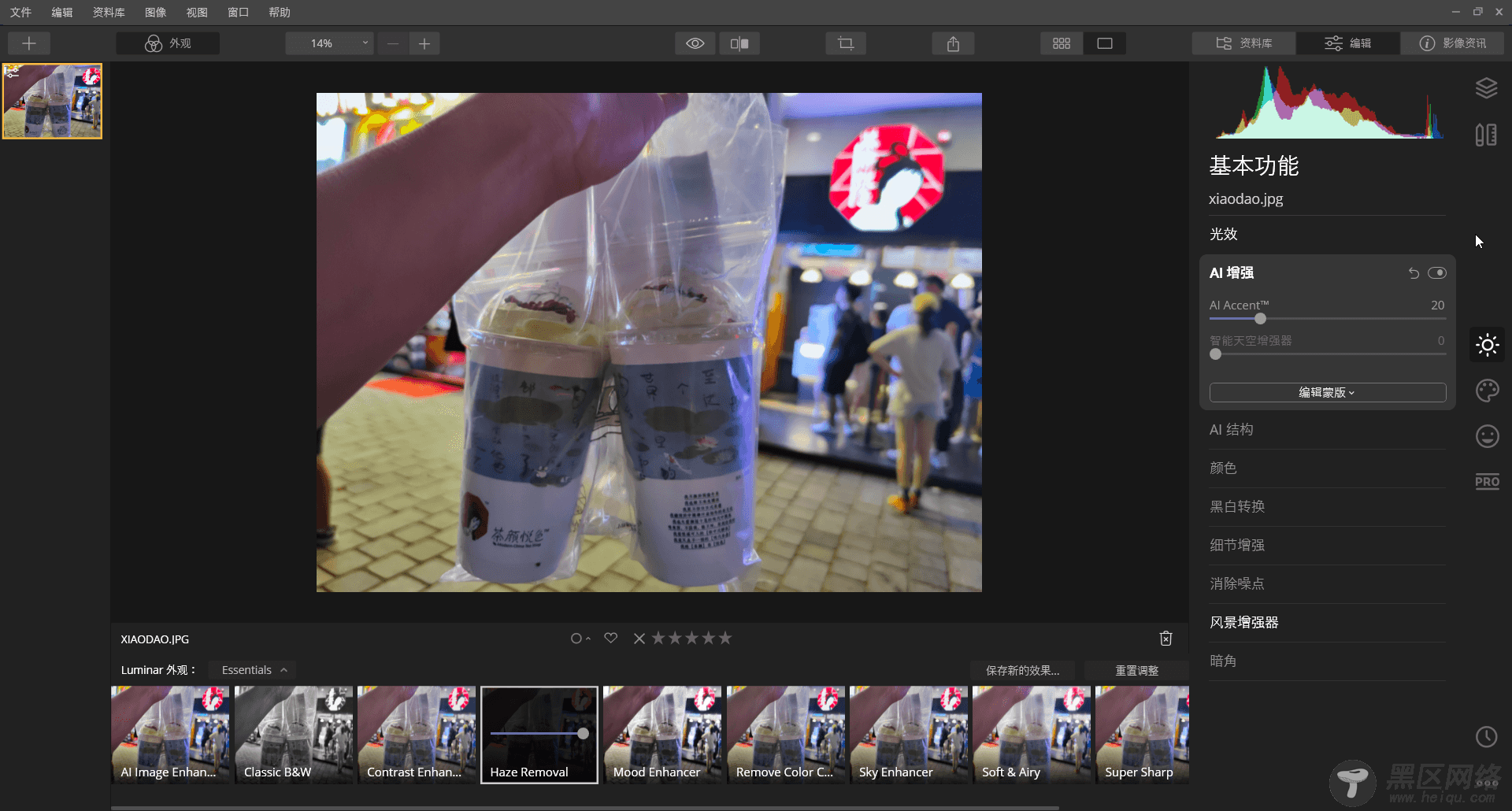 照片编辑器Luminar v4.3.0「电脑软件」