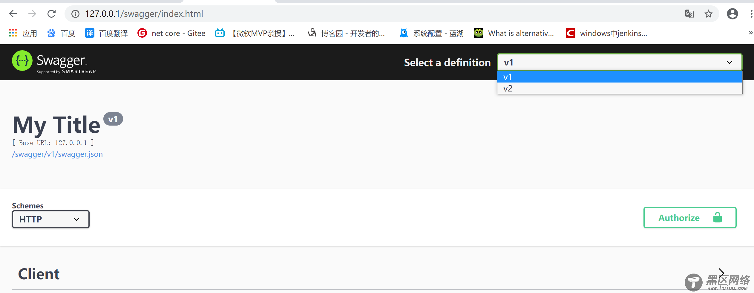 net core webapi多版本控制与swagger（nswag）配置教程