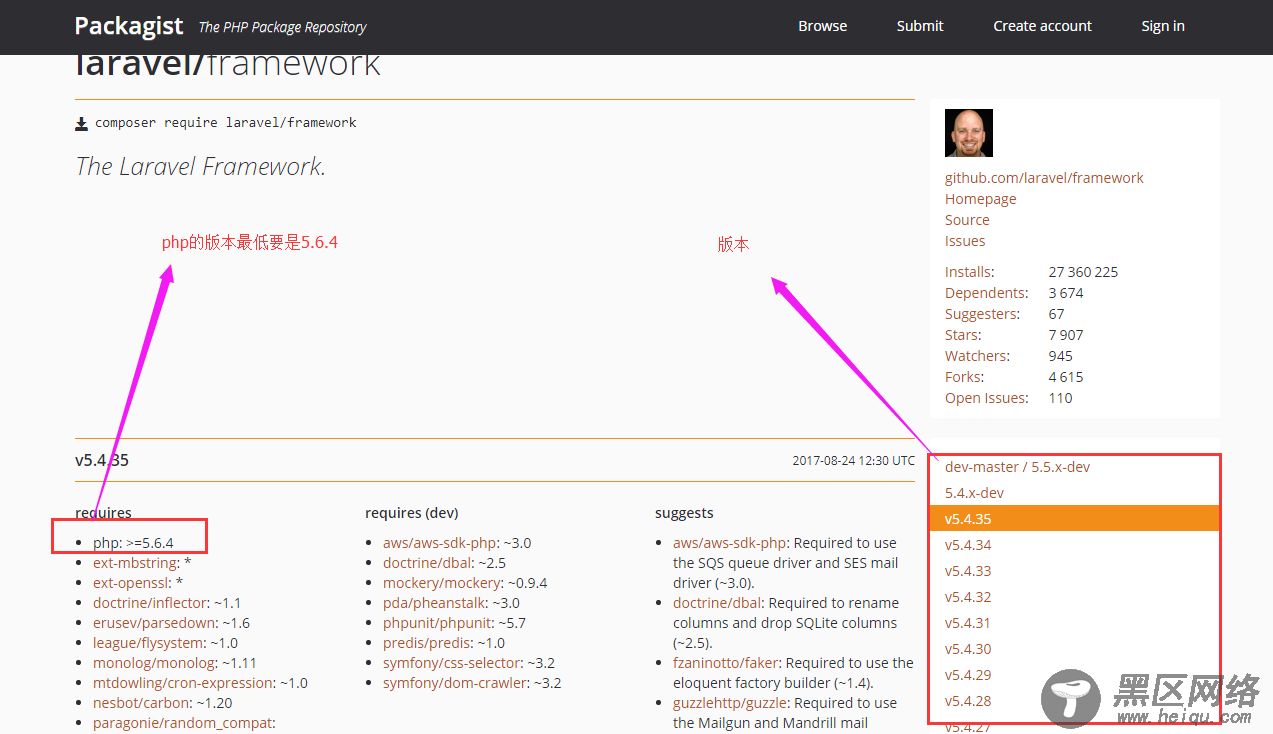 Laravel的下载以及使用composer来安装debugbar扩展包图