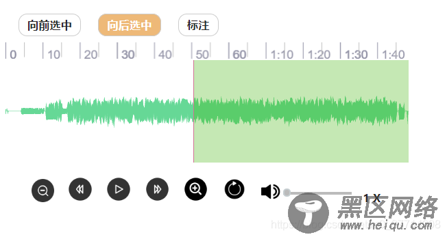 wavesurfer.js绘制音频波形图的实现