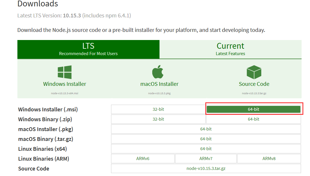 NodeJs_download