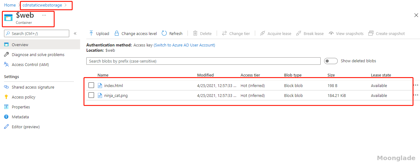 Azure CDN 为静态网站创建内容分发网络 