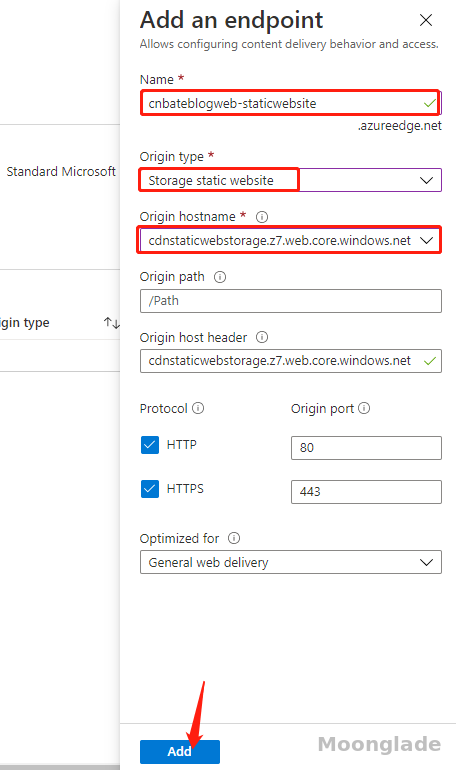 Azure CDN 为静态网站创建内容分发网络 
