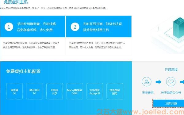 免费虚拟主机如何开通?免费虚拟主机如何免费延期?(图1)