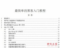 从零开始学习黑客技术入门教程(基础) word版 电子