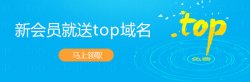 如何免费领取一个TOP域名