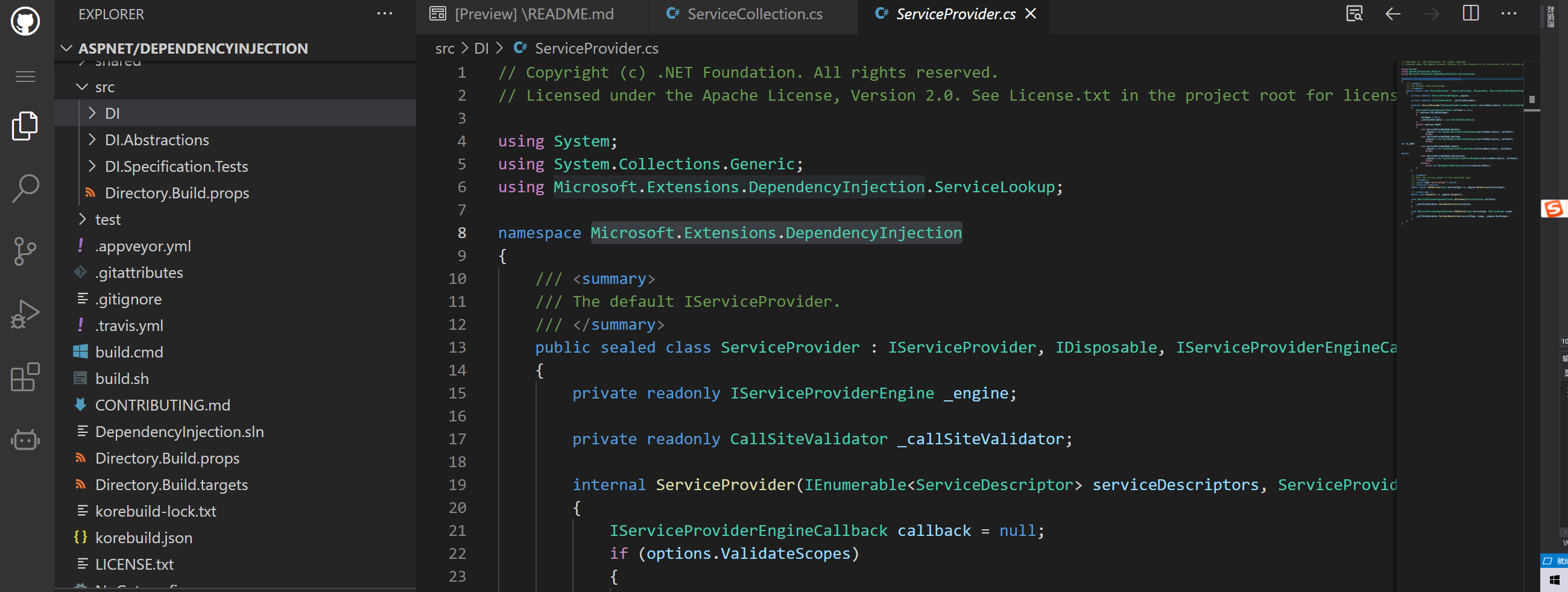 DependencyInjectionClass