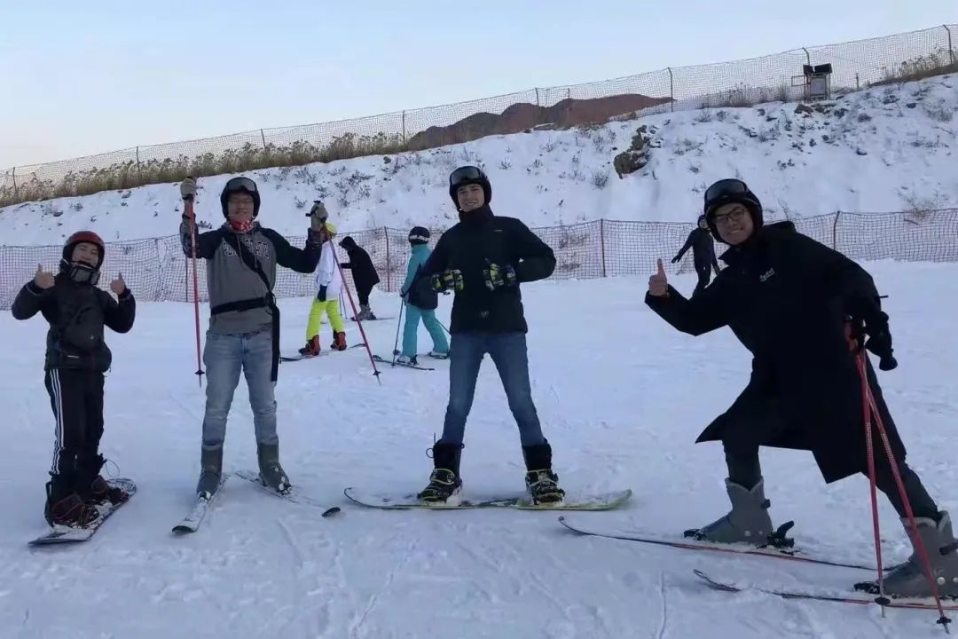 和中传留学生一起看冬奥
