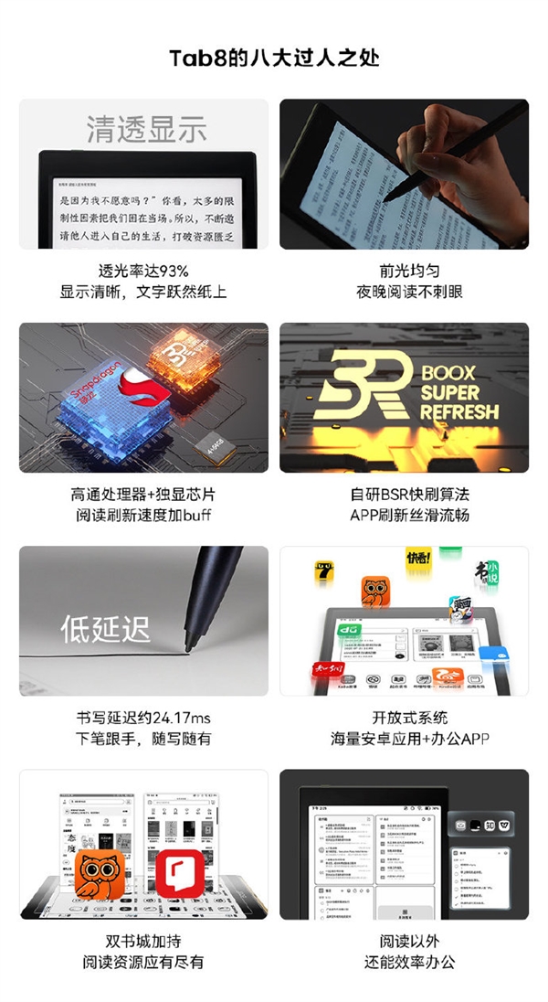 文石发布Tab8阅读平板：Kindle用户有望免费换